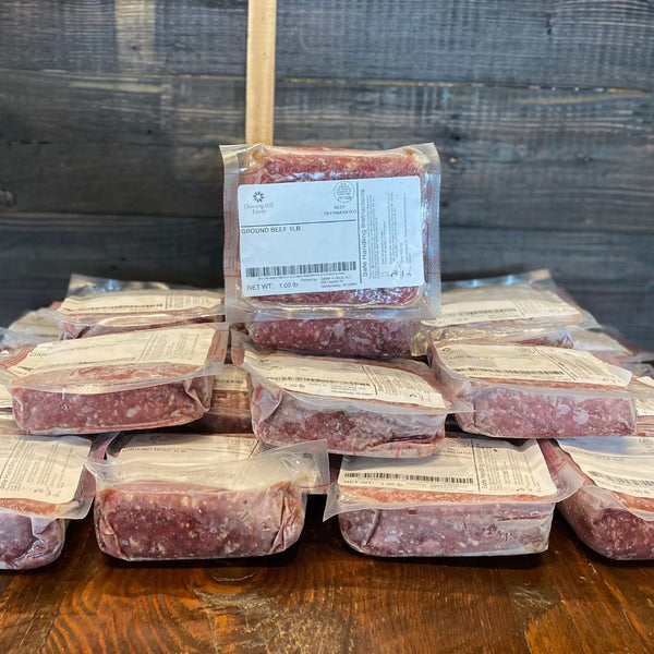 Premium Ground Beef Bundle - 25 lbs – Chicory Hill Farm